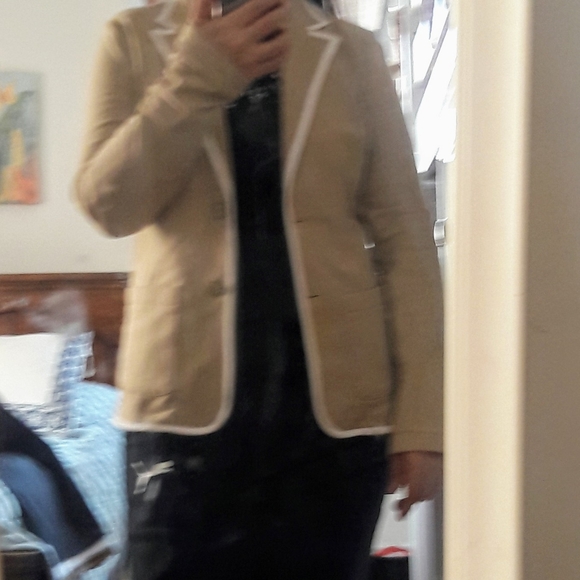 WOMENS BLAZER SIZE XS STRETCH BEUGE - Picture 4 of 8